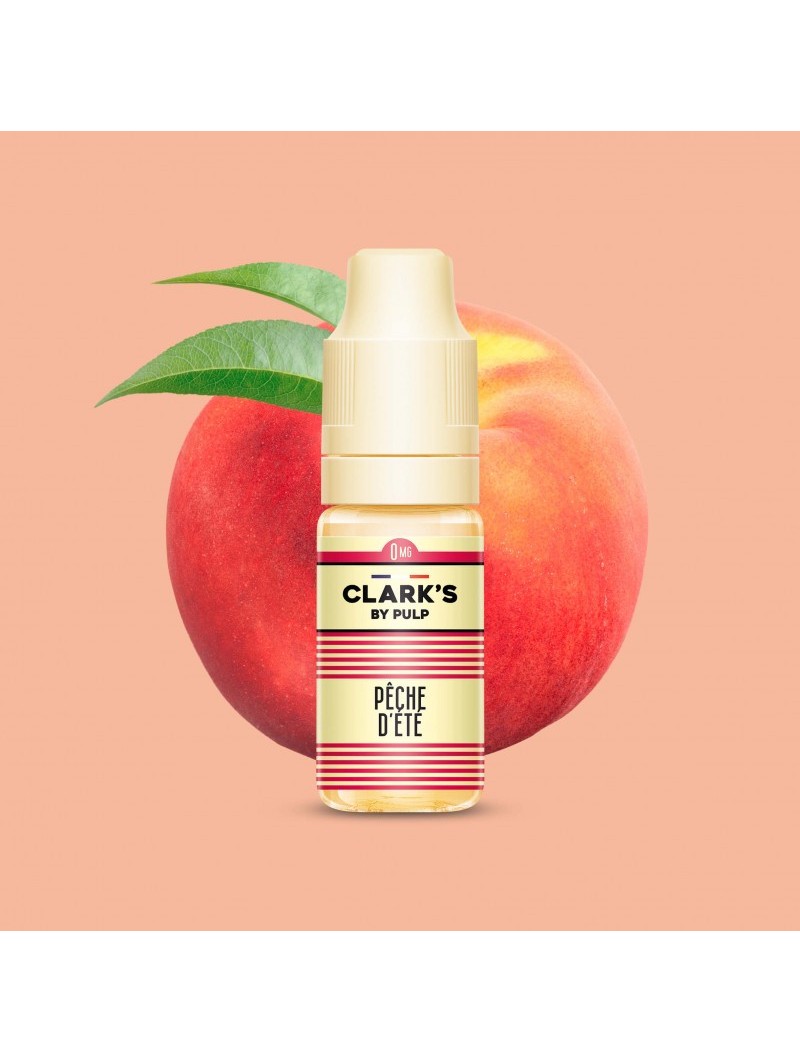 E LIQUIDE PÊCHE D'ÉTÉ 10ML - CLARK'S BY PULP-Eliquides-alavape.com