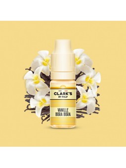 E LIQUIDE VANILLE BORA BORA 10ML - CLARK'S BY PULP-Eliquides-alavape.com