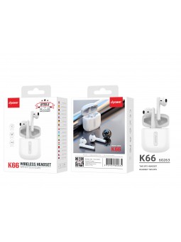 ECOUTEUR SANS FIL K66 - D-POWER-Accessoires-alavape.com