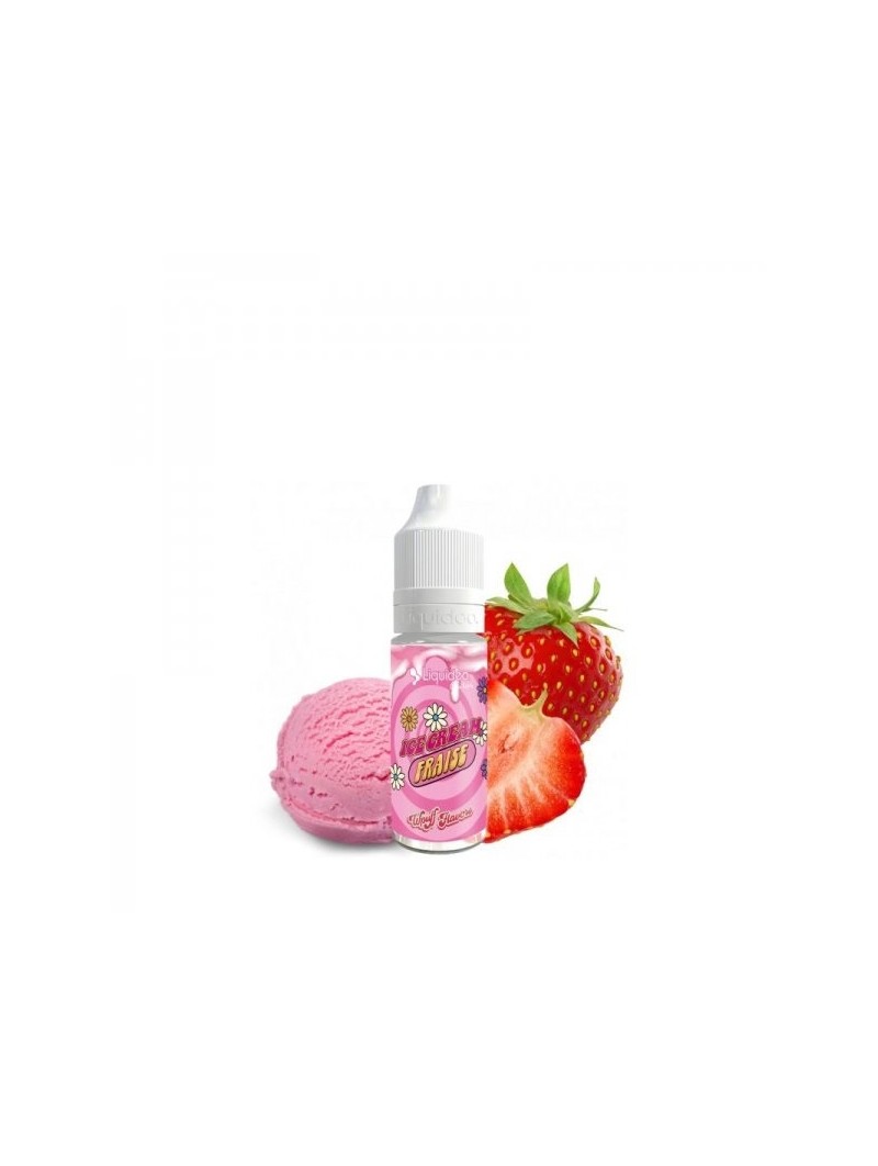 E LIQUIDE ICE CREAM FRAISE 10ML - WPUFF FLAVORS LIQUIDEO-Eliquides-alavape.com