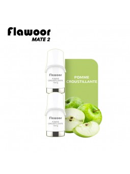 CARTOUCHES PUFF POMME CROUSTILLANTE / 2PCS - FLAWOOR MATE 2-PUFFS-alavape.com