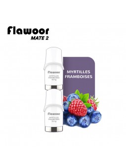 CARTOUCHES PUFF MYRTILLES FRAMBOISES / 2PCS - FLAWOOR MATE 2-PUFFS-alavape.com