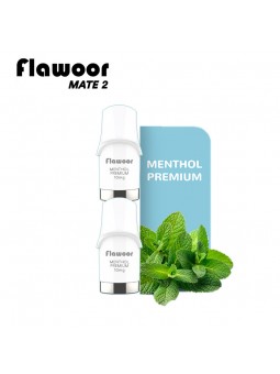 CARTOUCHES PUFF MENTHOL PREMIUM / 2PCS - FLAWOOR MATE 2-PUFFS-alavape.com