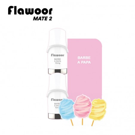 CARTOUCHES PUFF BARBE À PAPA / 2PCS - FLAWOOR MATE 2-PUFFS-alavape.com