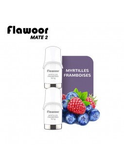 CARTOUCHES PUFF MYRTILLES FRAMBOISES / 2PCS - FLAWOOR MATE 2-PUFFS-alavape.com