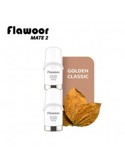 CARTOUCHES PUFF GOLDEN CLASSIC / 2PCS - FLAWOOR MATE 2-PUFFS-alavape.com