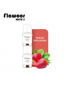 CARTOUCHES PUFF FRAISE SAUVAGE / 2PCS - FLAWOOR MATE 2-PUFFS-alavape.com