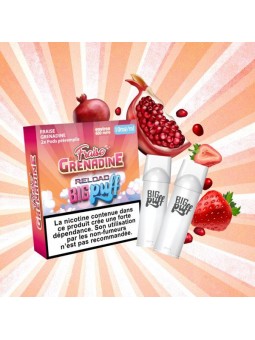 CARTOUCHES PUFF FRAISE GRENADINE / 2PCS - BIG PUFF RELOAD-PUFFS-alavape.com