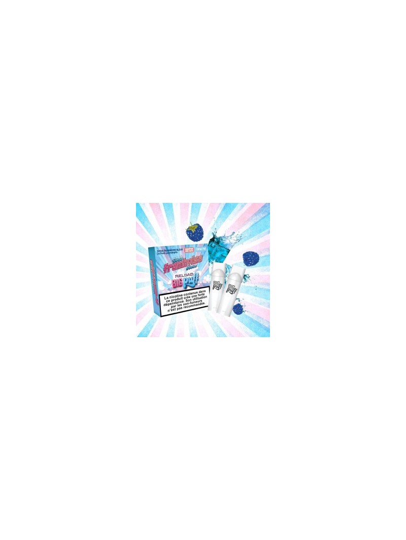 CARTOUCHES PUFF SODA FRAMBOISE BLEUE / 2PCS - BIG PUFF RELOAD-PUFFS-alavape.com
