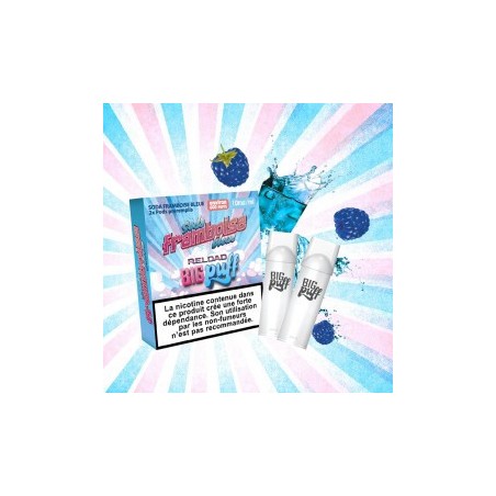 CARTOUCHES PUFF SODA FRAMBOISE BLEUE / 2PCS - BIG PUFF RELOAD-PUFFS-alavape.com