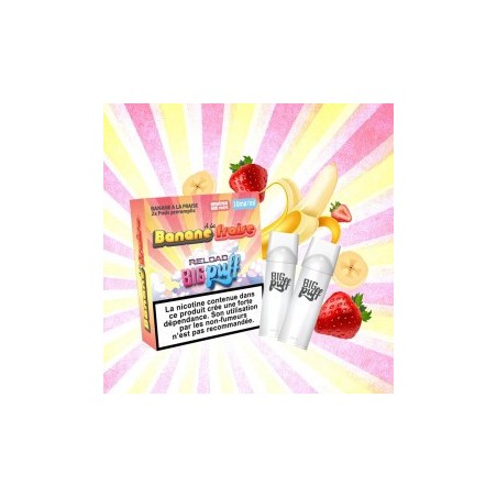 CARTOUCHES PUFF BANANE À LA FRAISE / 2PCS - BIG PUFF RELOAD-PUFFS-alavape.com