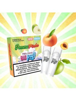 CARTOUCHES PUFF POMME PÊCHE / 2PCS - BIG PUFF RELOAD-PUFFS-alavape.com