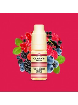 E LIQUIDE FRUITS ROUGES GIVRÉS 10ML - CLARK'S BY PULP-Eliquides-alavape.com