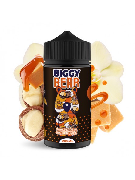 E LIQUIDE MACADAMIA NUT BRITTLE 200ML - BIGGY BEAR-Eliquides-alavape.com E LIQUIDE MACADAMIA NUT BRITTLE 200ML - BIGGY BEAR-Eliquides-alavape.com