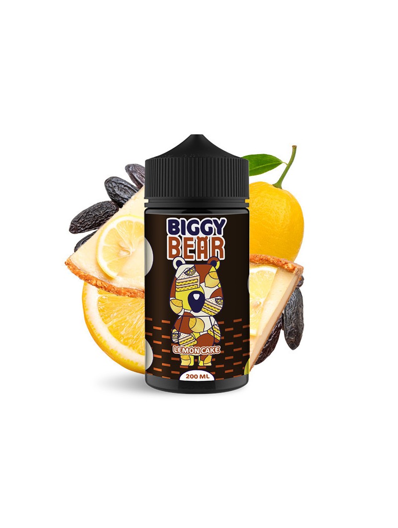 E LIQUIDE LEMON CAKE 200ML - BIGGY BEAR-Eliquides-alavape.com