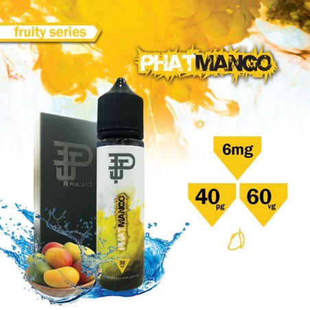 E LIQUIDE PHAT MANGO SLUSH SERIES 50ML (DDM) - PHATJUICE-Promotions-alavape.com